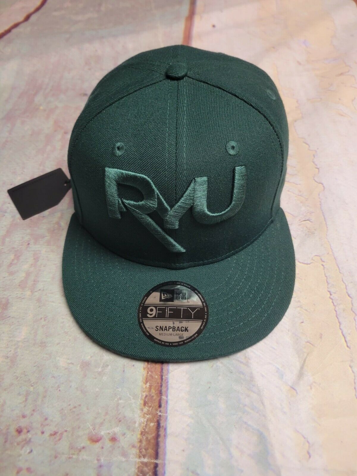 RYU Respect Your Universe Green Logo New Era Snapback Medium Large Cap MSRP  $37