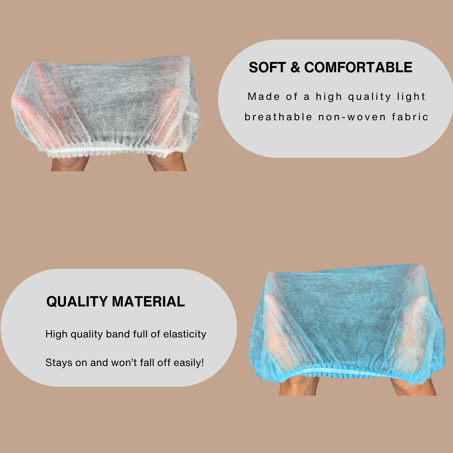 Non-Woven Hair Net (Bouffant Cap)