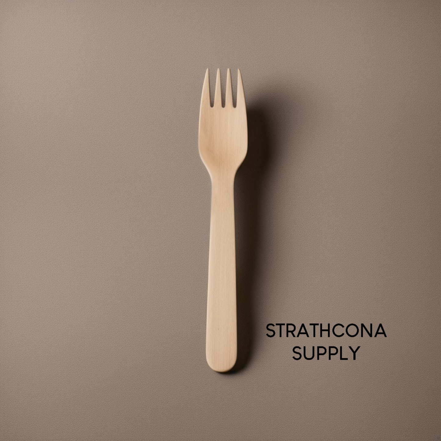 Premium Disposable Wooden 6.2" Forks - Crafted from Recycled Material