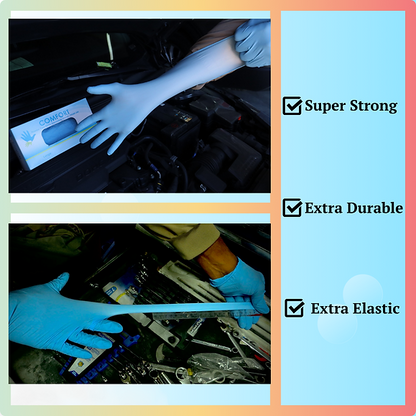 Comfort Powder free Disposable Nitrile Gloves 6.5 Mil