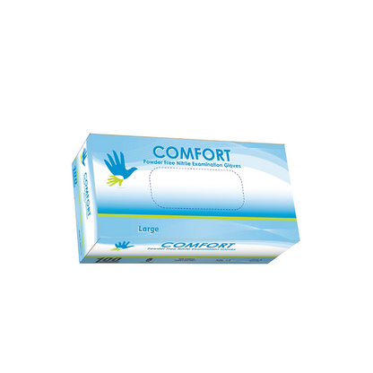 Comfort Powder free Disposable Nitrile Gloves 6.5 Mil