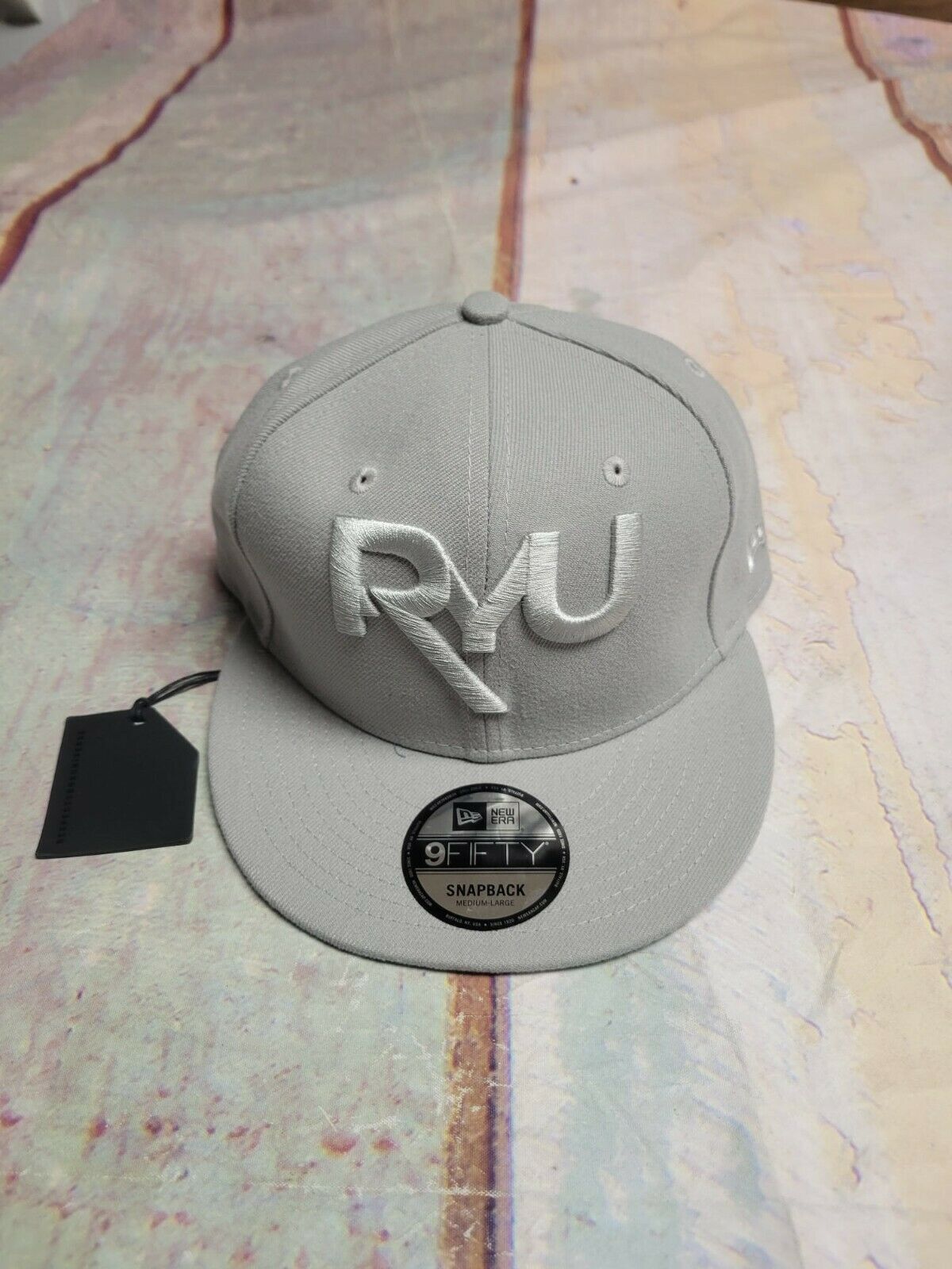 RYU Respect Your Universe Grey Logo New Era Snapback Medium Large