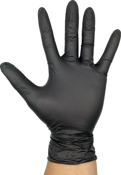 Touch Flex Nitrile Disposable Powder Free, Latex Free, Textured Fingertip, 4.5 Mil Thick, Protective Glove - Box of 100